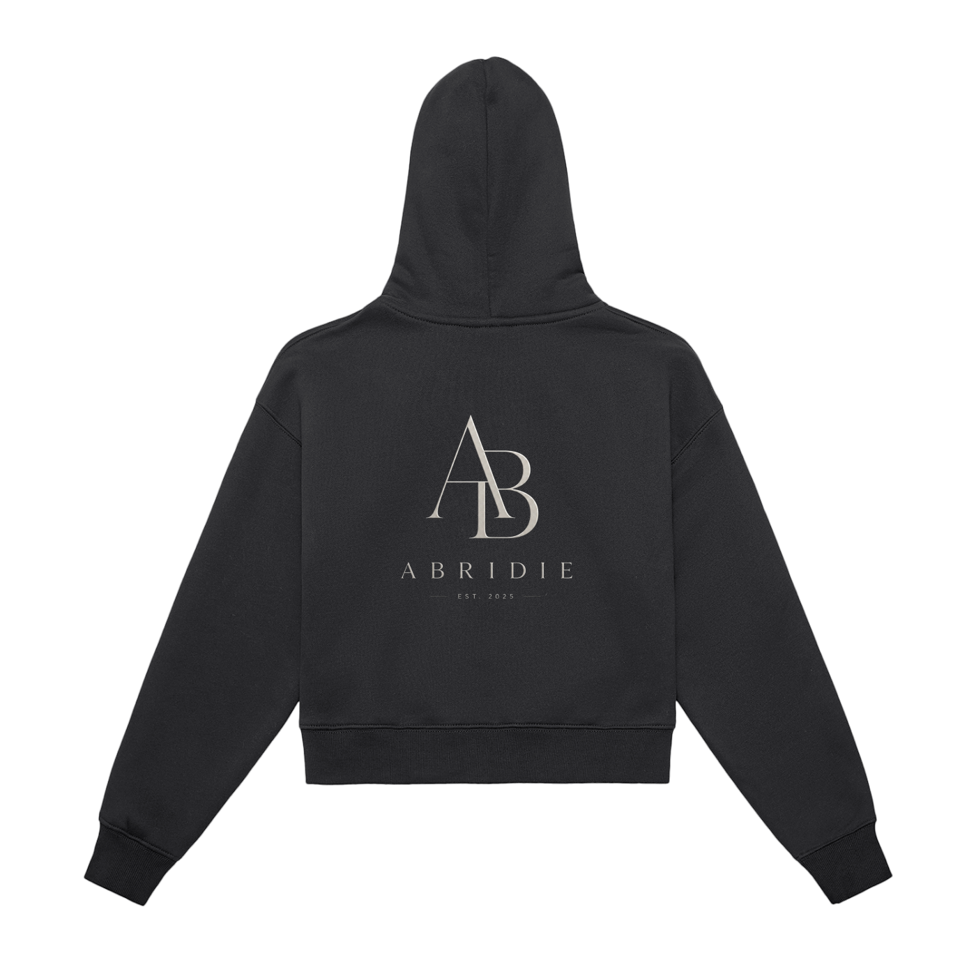 Fleece Crop Zip Hoodie