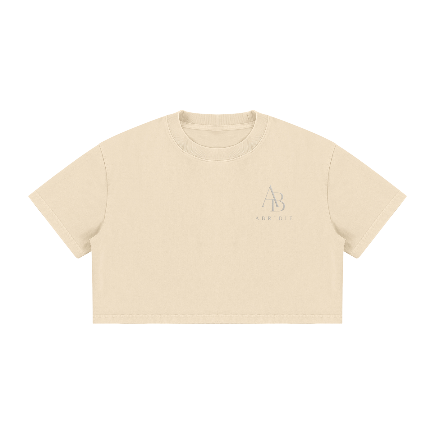 The Sienne Mineral-Wash Crop Tee