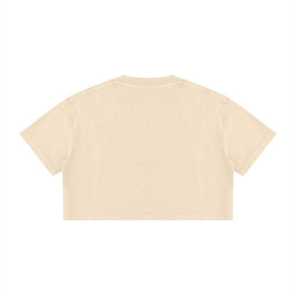 The Sienne Mineral-Wash Crop Tee