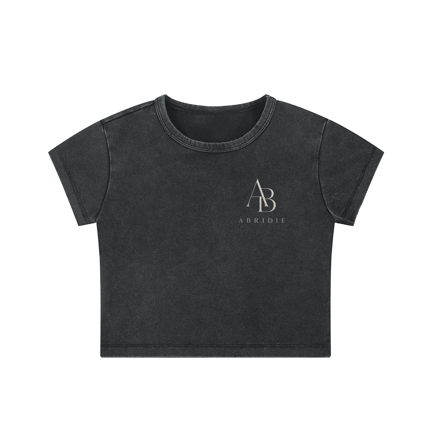 The Amara Snow-Wash Crop Tee