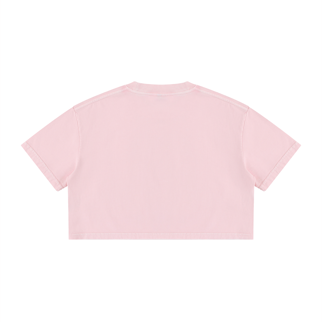 The Sienne Mineral-Wash Crop Tee