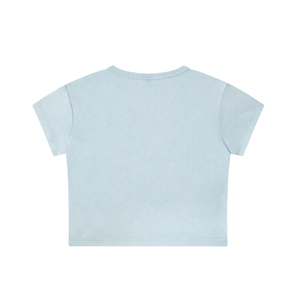 The Amara Snow-Wash Crop Tee