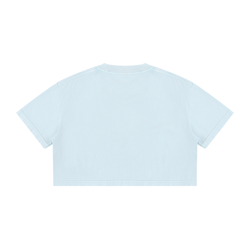 The Sienne Mineral-Wash Crop Tee