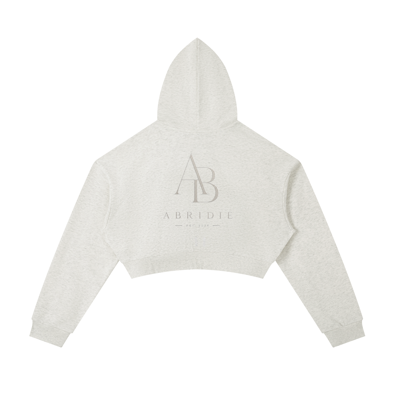 Essential Cropped Zip-Up Hoodie
