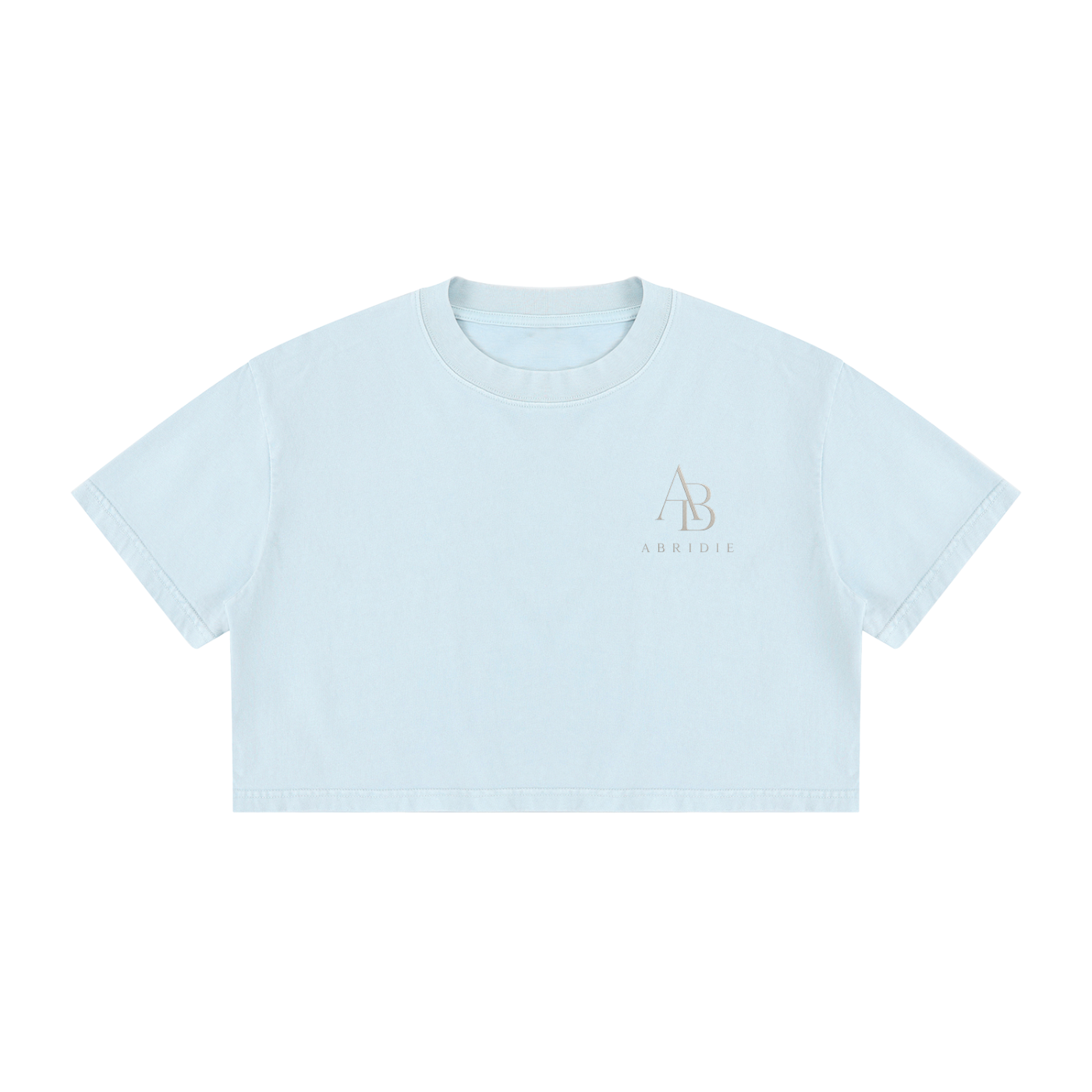 The Sienne Mineral-Wash Crop Tee