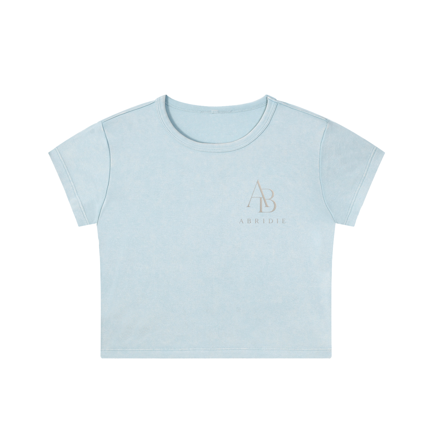 The Amara Snow-Wash Crop Tee