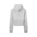 Cropped Zip-Through Hoodie