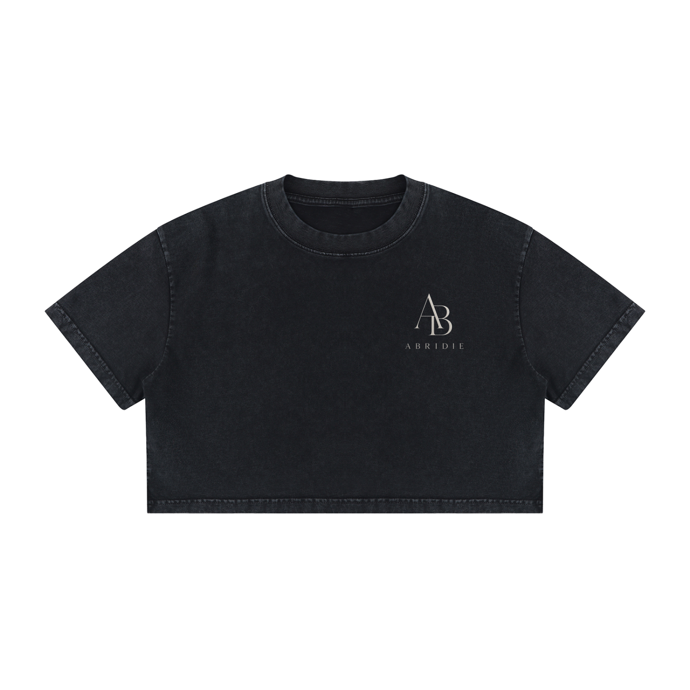 The Sienne Mineral-Wash Crop Tee