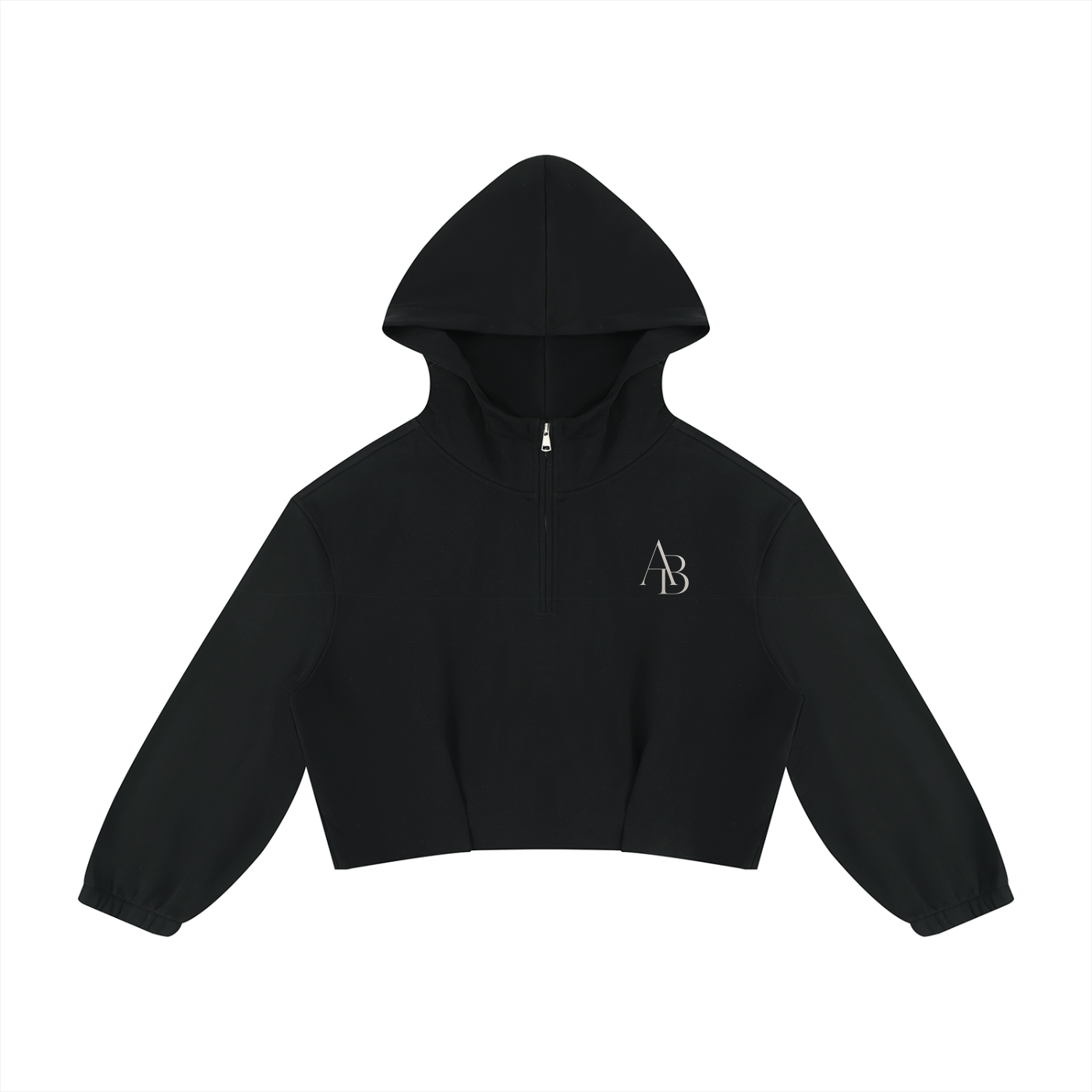 The Élan Boxy Quarter-Zip Hoodie