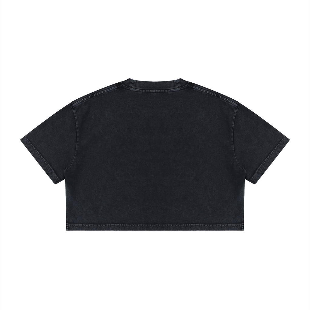 The Sienne Mineral-Wash Crop Tee