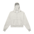 Fleece Crop Zip Hoodie