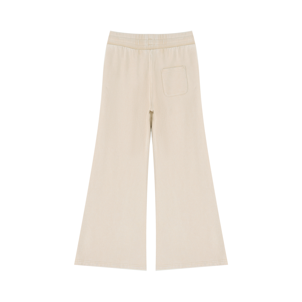The Sienna Mineral-Wash Flare Sweatpants