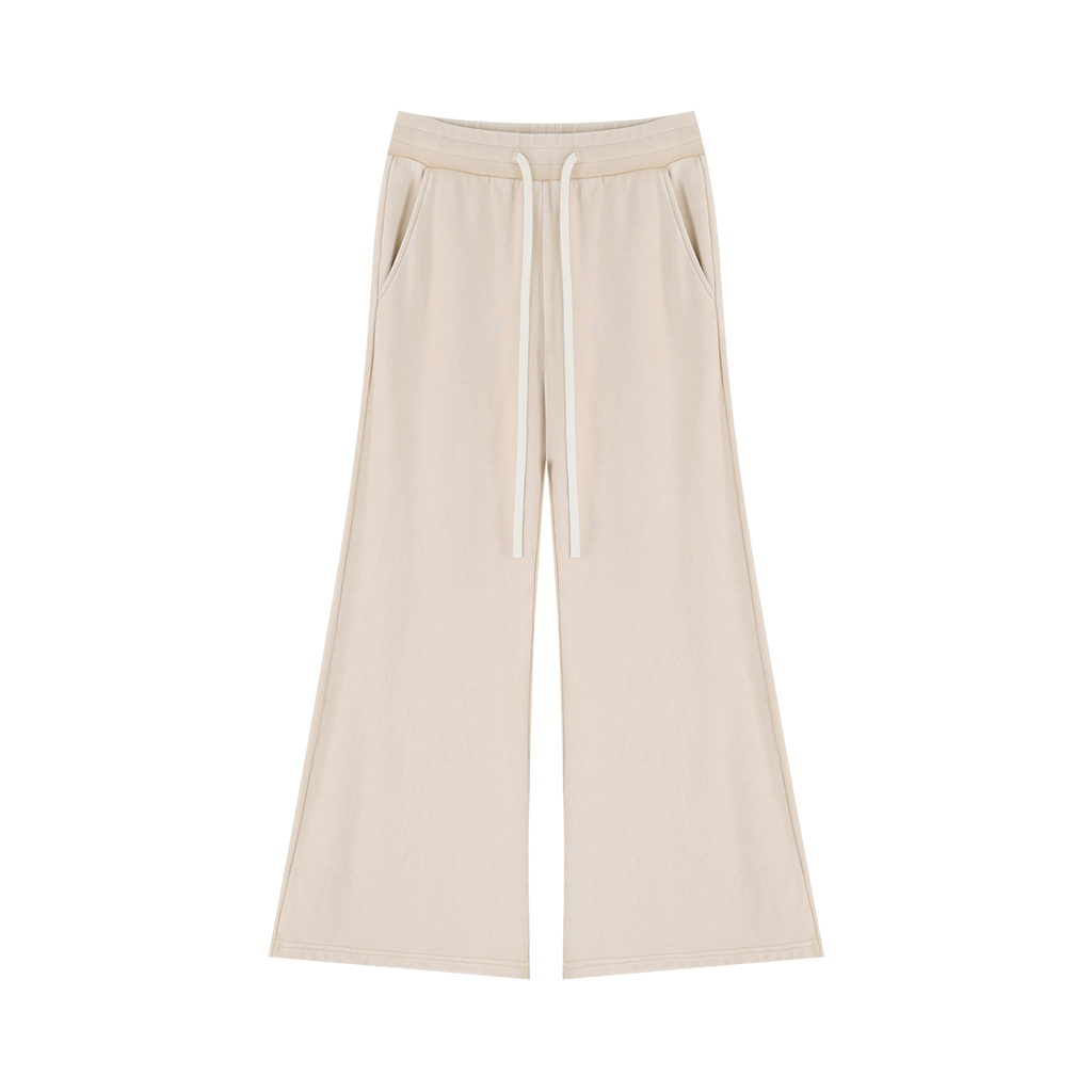 The Sienna Mineral-Wash Flare Sweatpants
