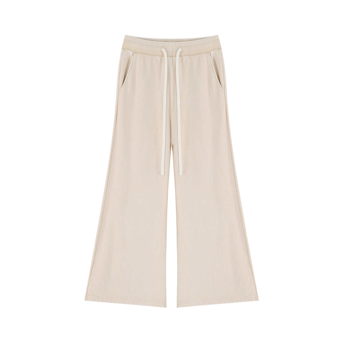 The Sienna Mineral-Wash Flare Sweatpants